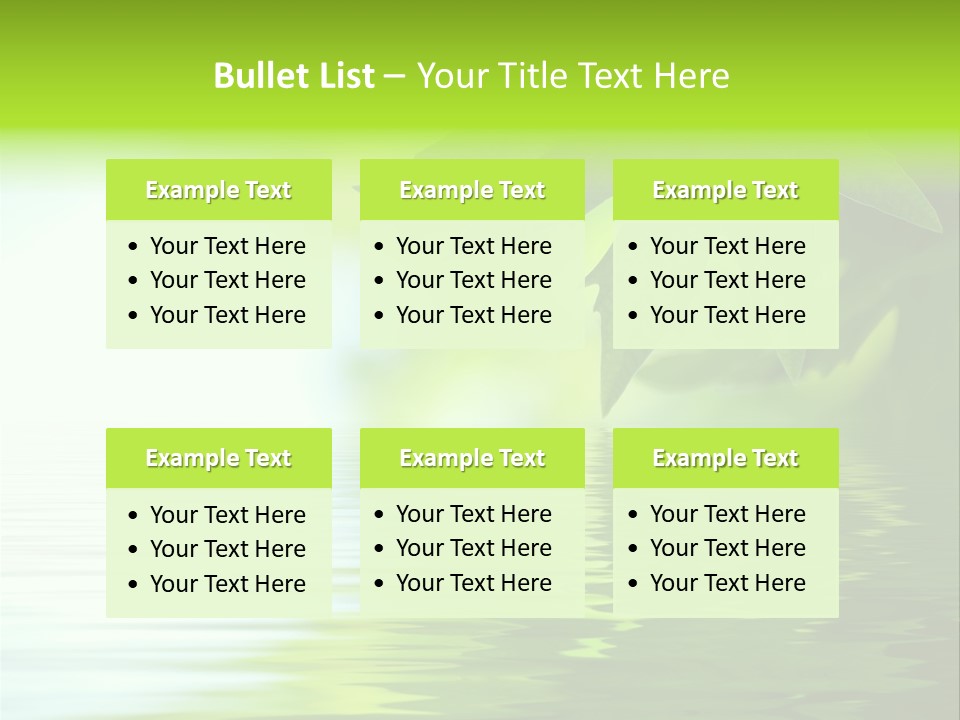 Branches Color Outdoors PowerPoint Template