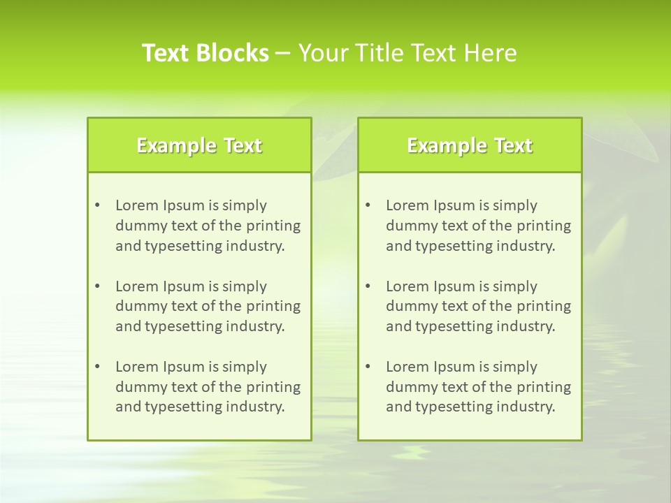 Branches Color Outdoors PowerPoint Template