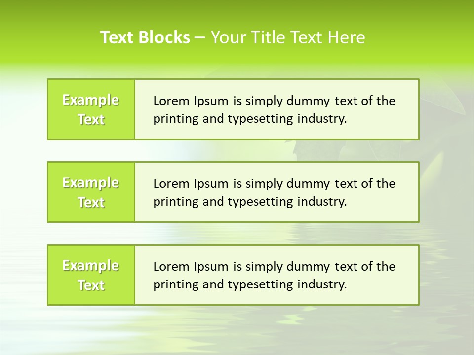 Branches Color Outdoors PowerPoint Template