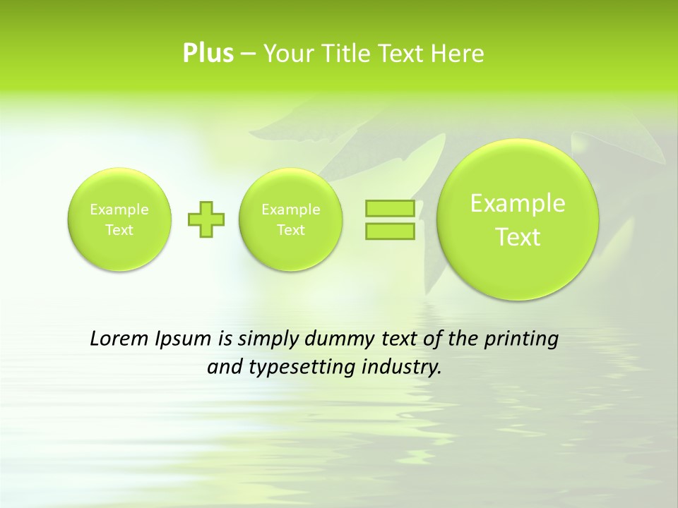 Branches Color Outdoors PowerPoint Template
