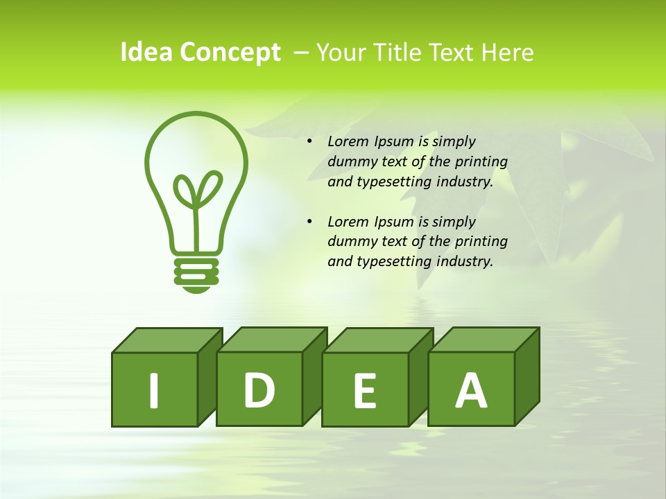 Branches Color Outdoors PowerPoint Template