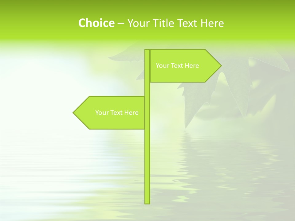 Branches Color Outdoors PowerPoint Template