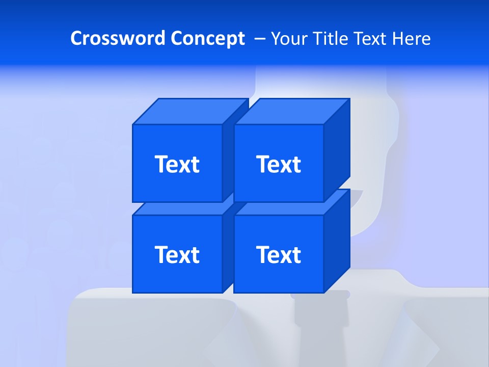 Leadership Standing Senior PowerPoint Template