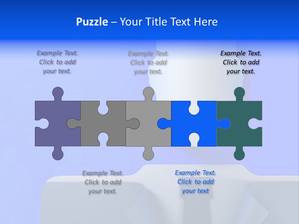 Leadership Standing Senior PowerPoint Template