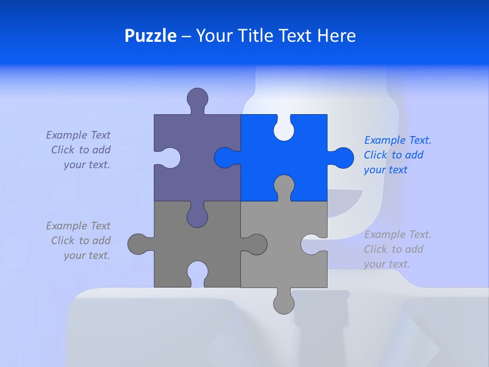 Leadership Standing Senior PowerPoint Template
