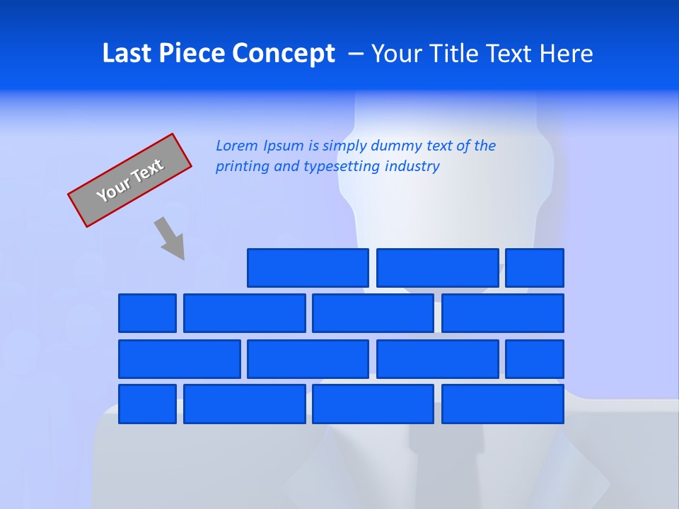 Leadership Standing Senior PowerPoint Template