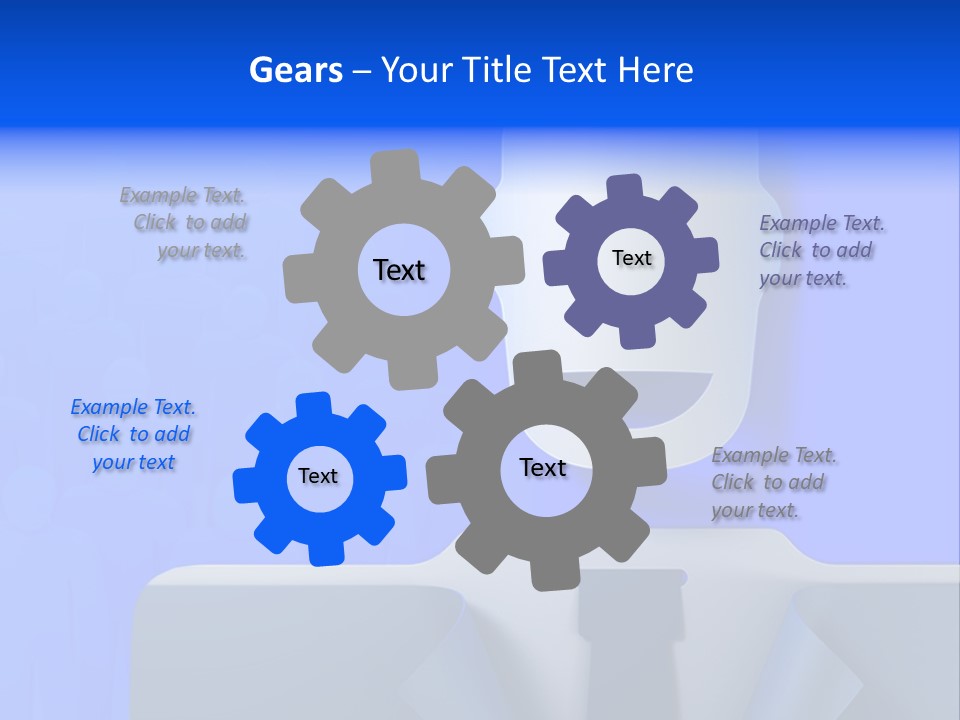 Leadership Standing Senior PowerPoint Template