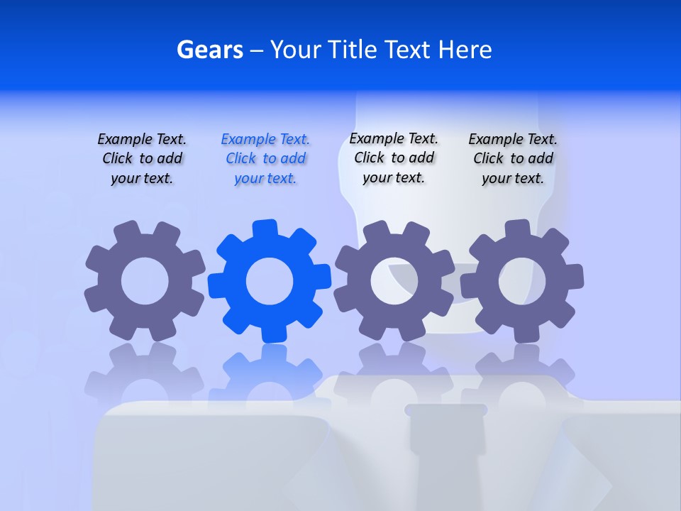 Leadership Standing Senior PowerPoint Template