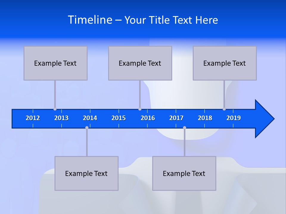 Leadership Standing Senior PowerPoint Template