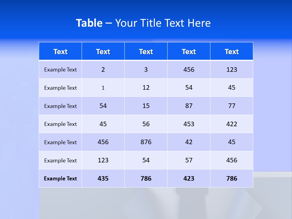 Leadership Standing Senior PowerPoint Template