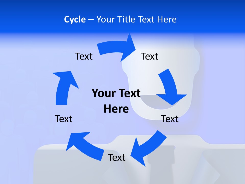 Leadership Standing Senior PowerPoint Template