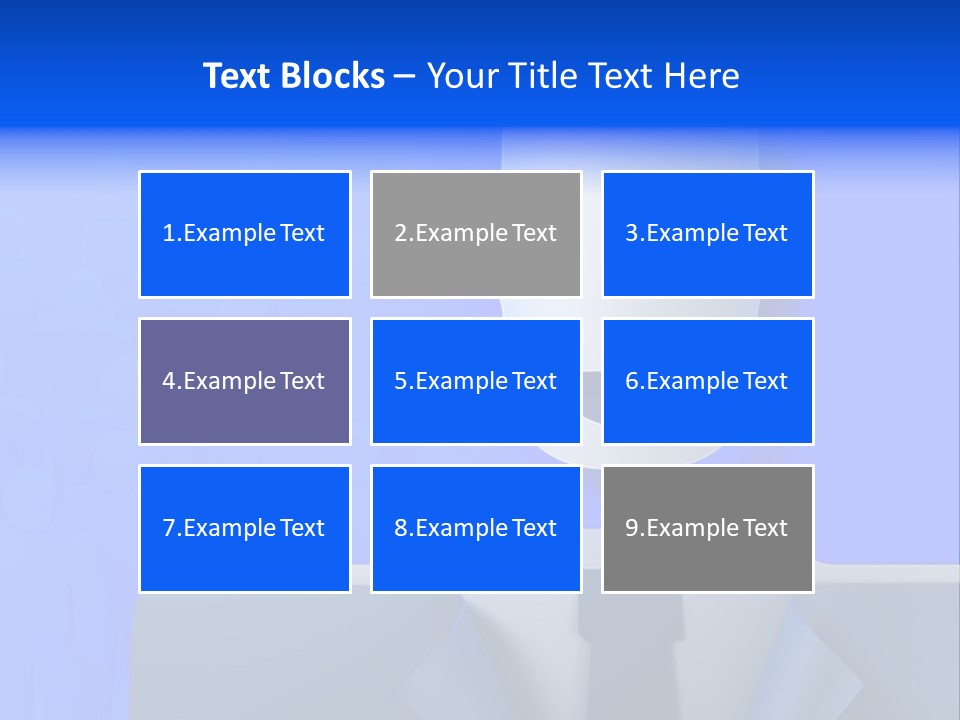Leadership Standing Senior PowerPoint Template
