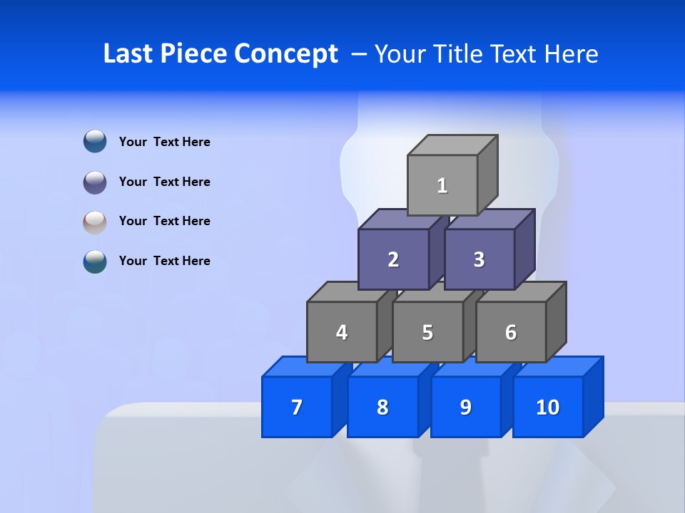 Leadership Standing Senior PowerPoint Template