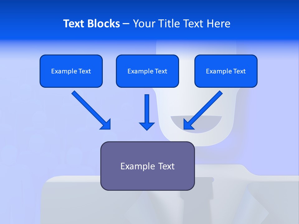 Leadership Standing Senior PowerPoint Template