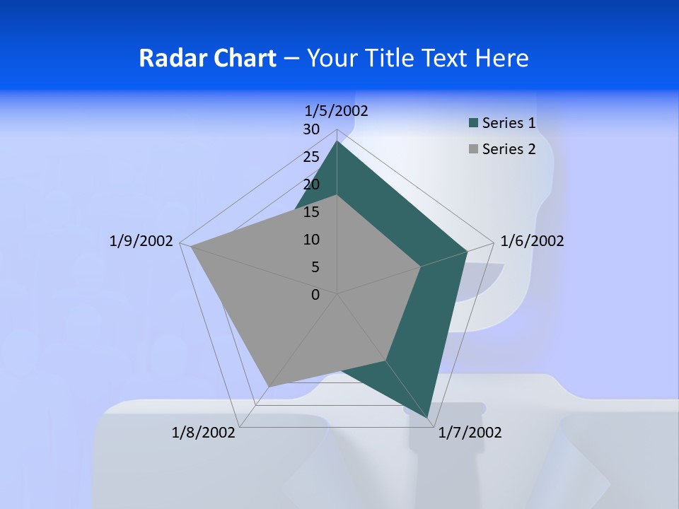 Leadership Standing Senior PowerPoint Template