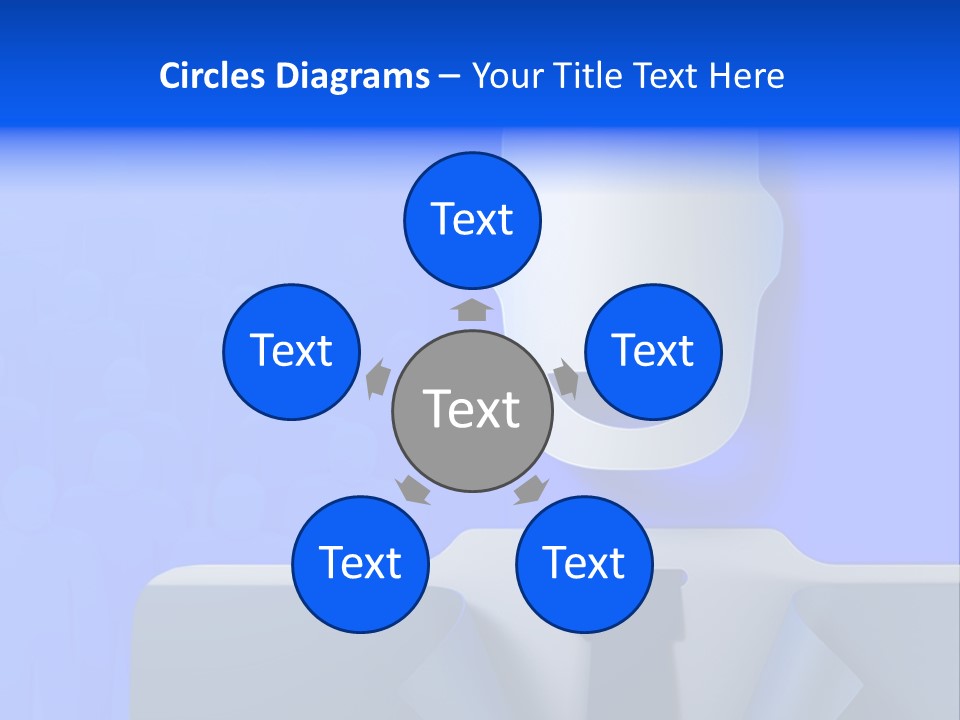 Leadership Standing Senior PowerPoint Template