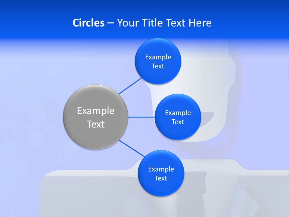 Leadership Standing Senior PowerPoint Template