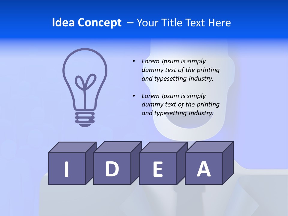 Leadership Standing Senior PowerPoint Template