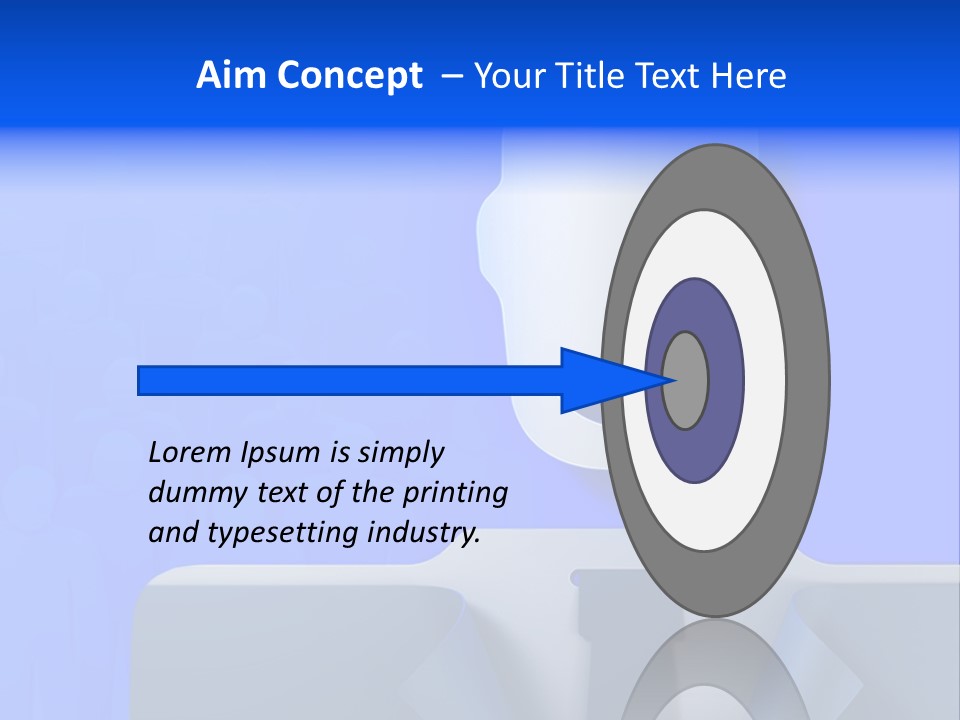 Leadership Standing Senior PowerPoint Template