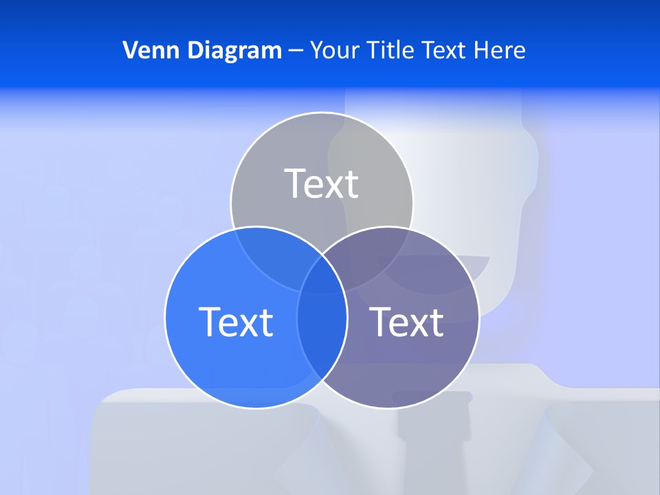 Leadership Standing Senior PowerPoint Template