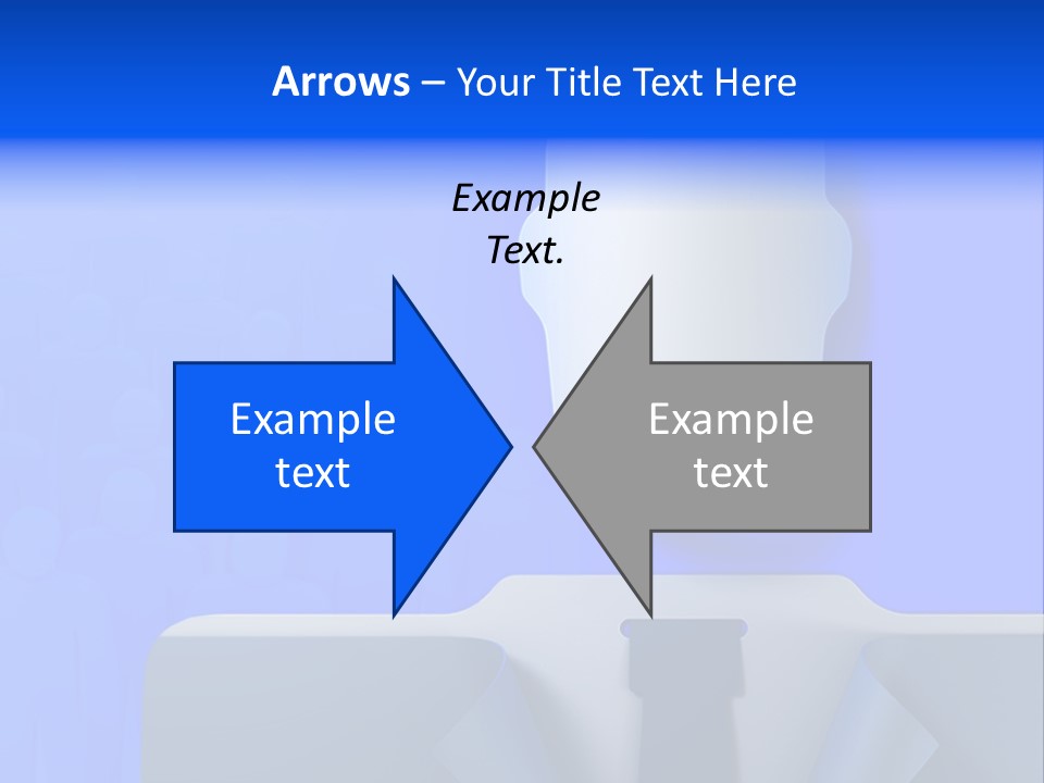 Leadership Standing Senior PowerPoint Template