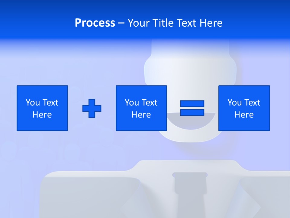 Leadership Standing Senior PowerPoint Template