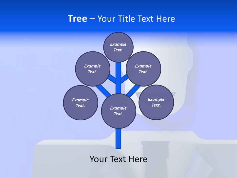 Leadership Standing Senior PowerPoint Template