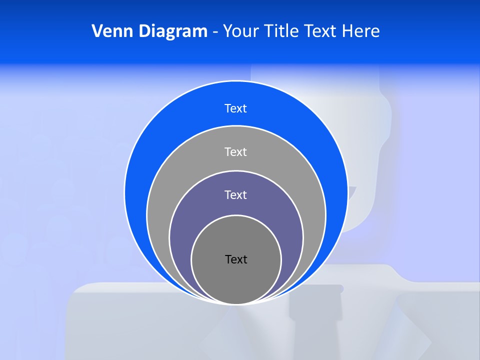 Leadership Standing Senior PowerPoint Template