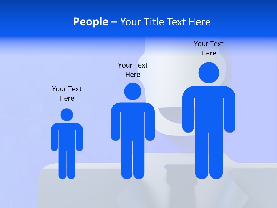 Leadership Standing Senior PowerPoint Template
