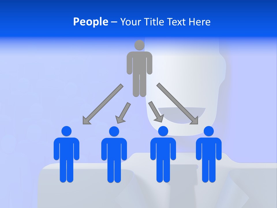 Leadership Standing Senior PowerPoint Template