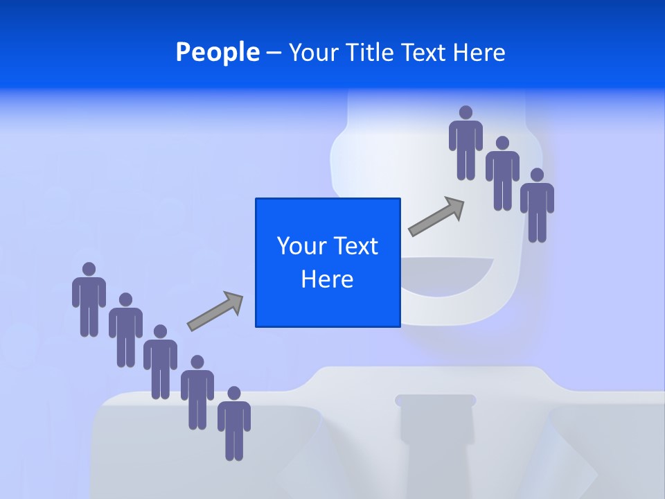 Leadership Standing Senior PowerPoint Template