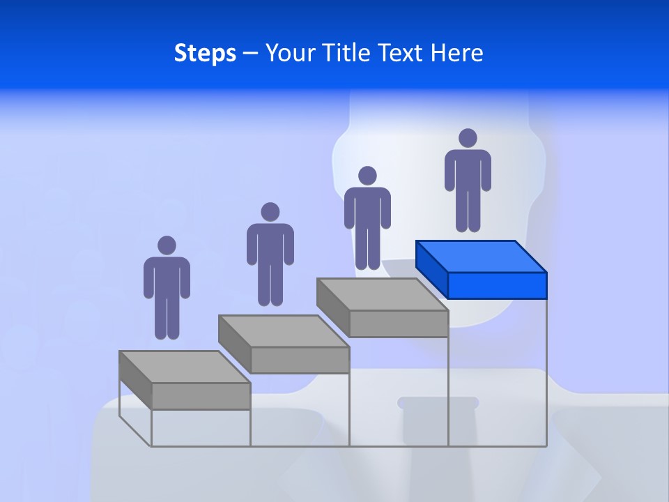 Leadership Standing Senior PowerPoint Template