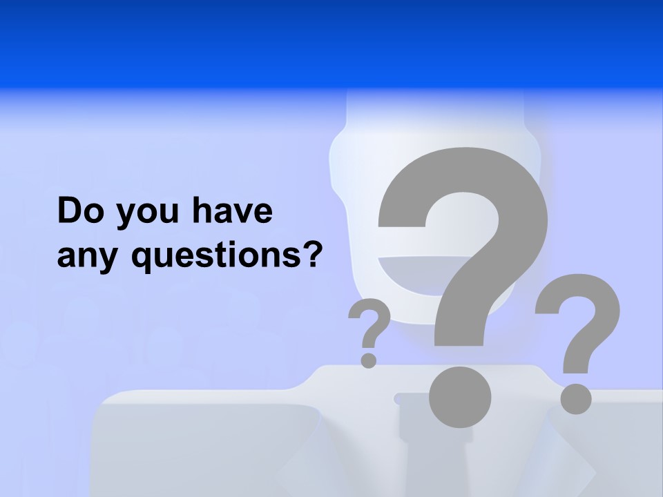 Leadership Standing Senior PowerPoint Template