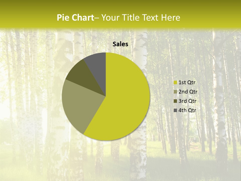 Sunny Tree Wood PowerPoint Template