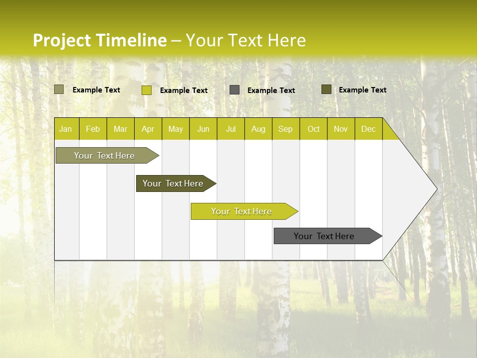 Sunny Tree Wood PowerPoint Template
