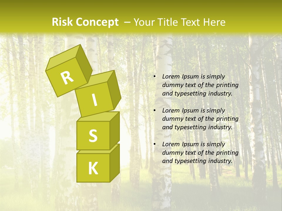 Sunny Tree Wood PowerPoint Template