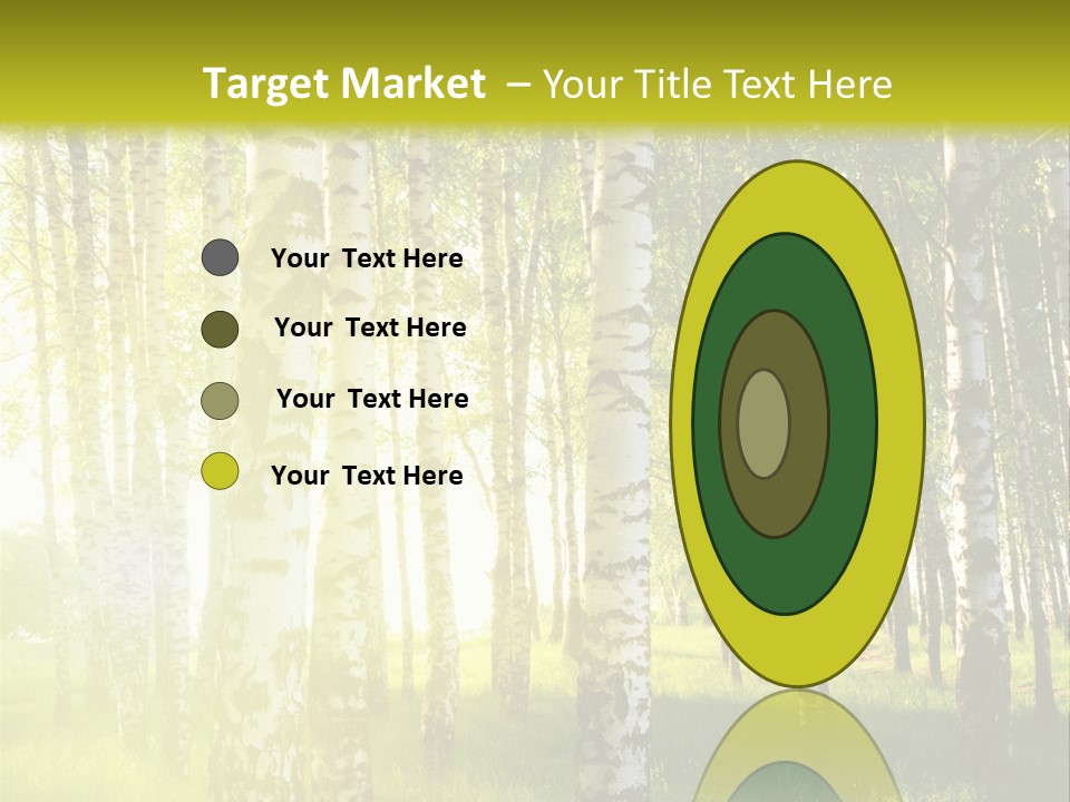 Sunny Tree Wood PowerPoint Template
