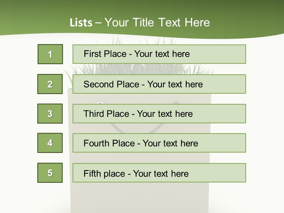 Empty Isolated Ecologic PowerPoint Template