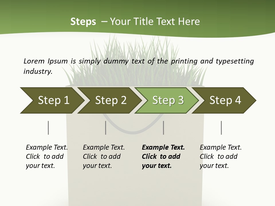 Empty Isolated Ecologic PowerPoint Template