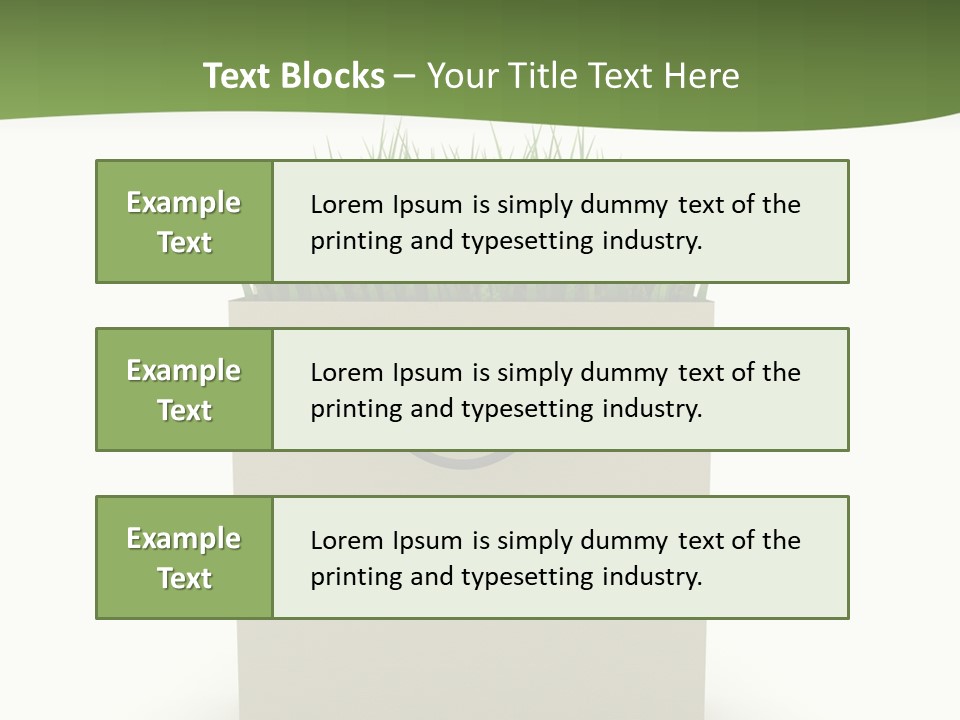 Empty Isolated Ecologic PowerPoint Template