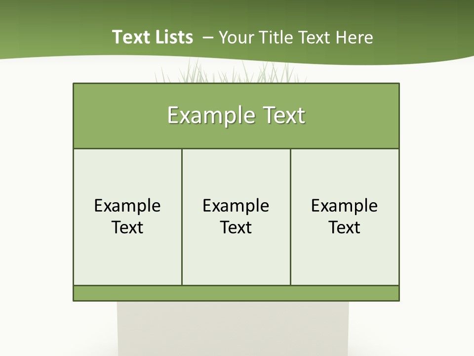 Empty Isolated Ecologic PowerPoint Template