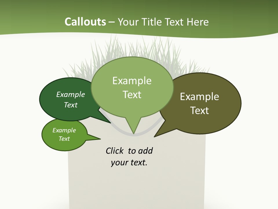 Empty Isolated Ecologic PowerPoint Template