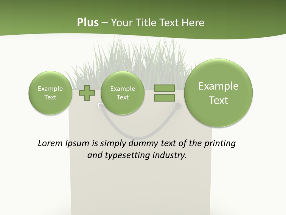 Empty Isolated Ecologic PowerPoint Template