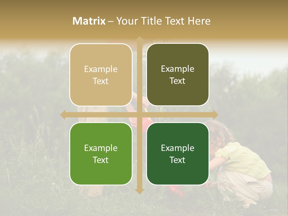 Forest Young Garden PowerPoint Template