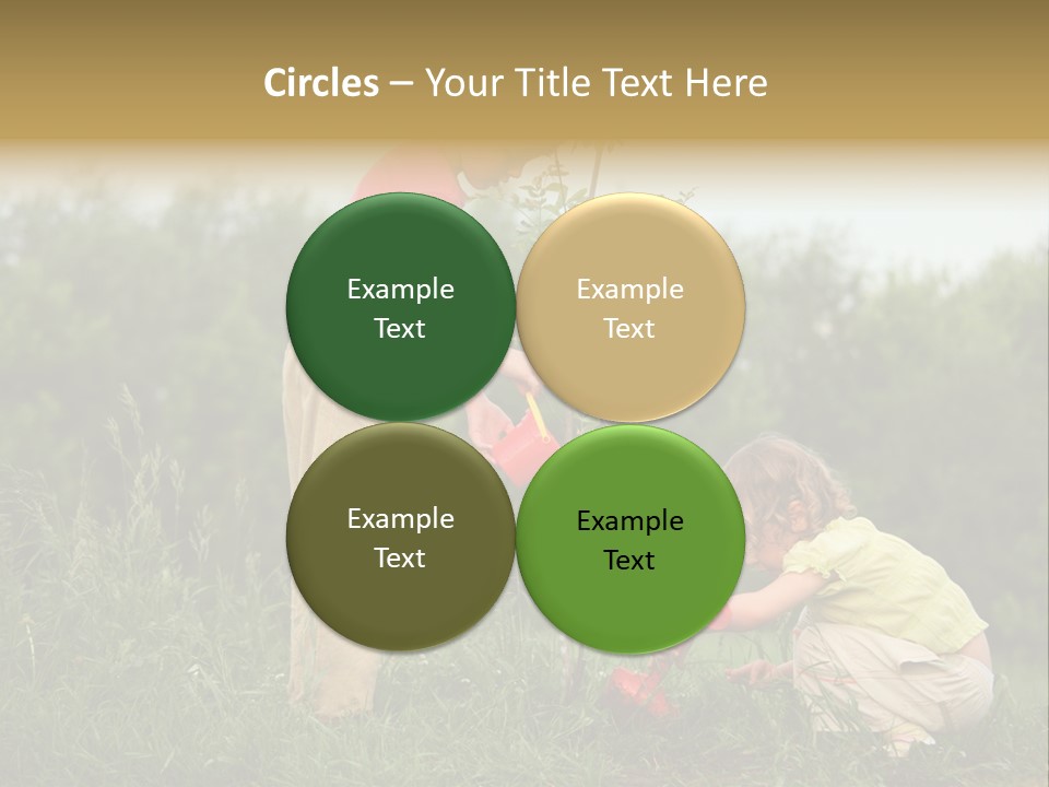 Forest Young Garden PowerPoint Template