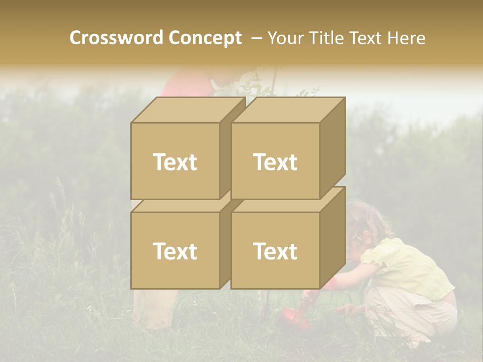 Forest Young Garden PowerPoint Template