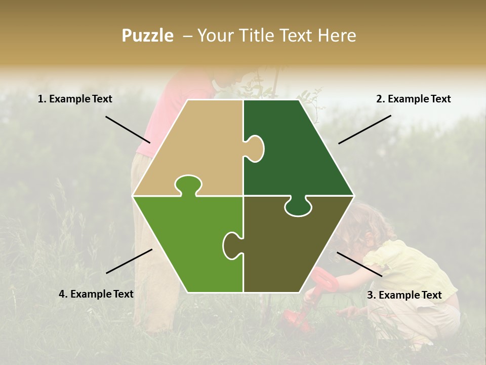 Forest Young Garden PowerPoint Template