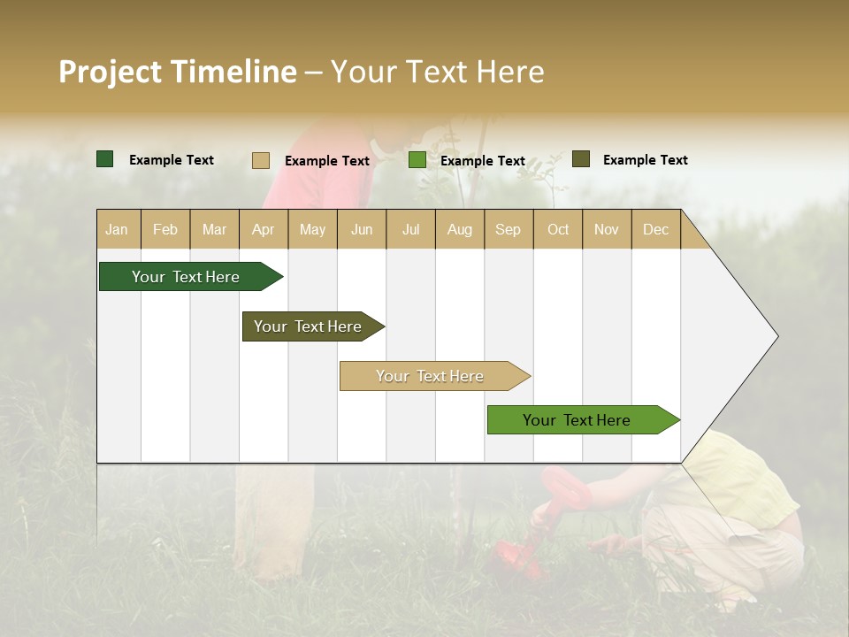 Forest Young Garden PowerPoint Template