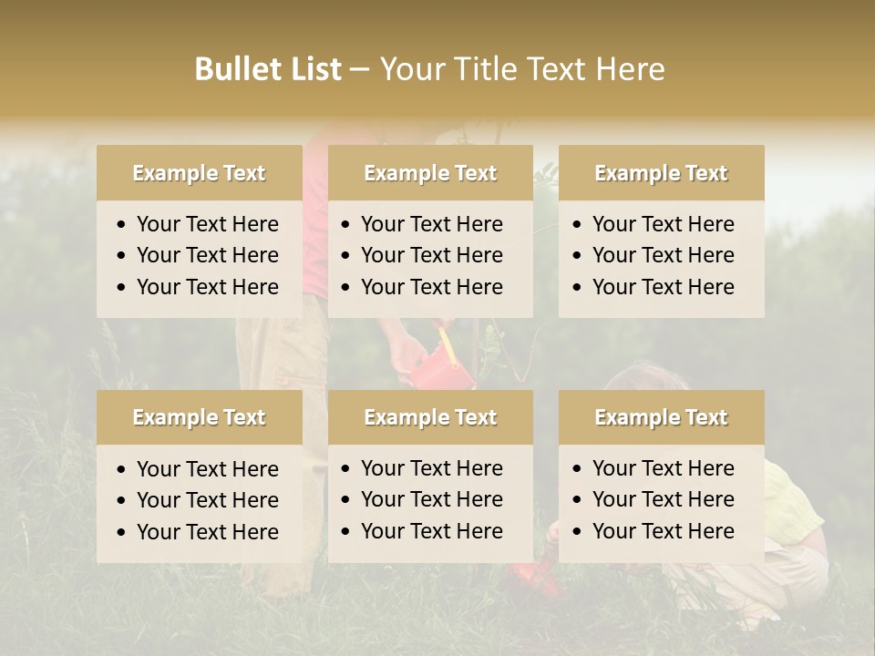 Forest Young Garden PowerPoint Template