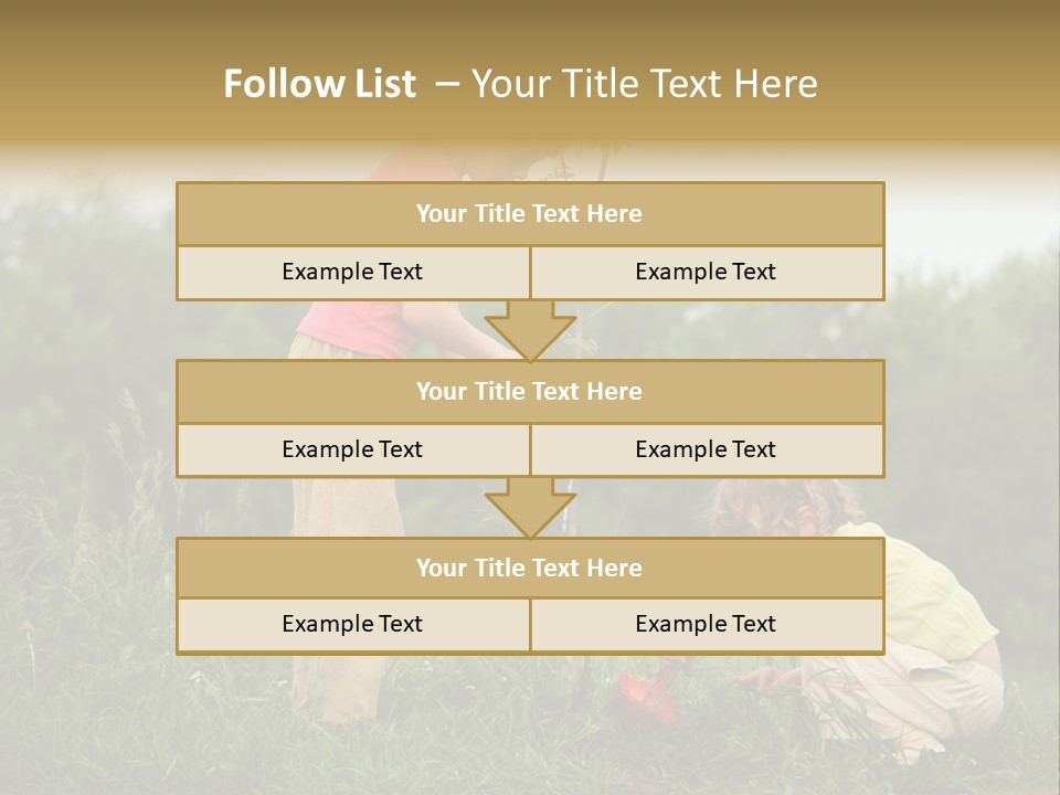 Forest Young Garden PowerPoint Template